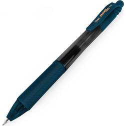 Pentel BL107 EnerGel X Retractable Rollerball Blue Black Navy Blue Single