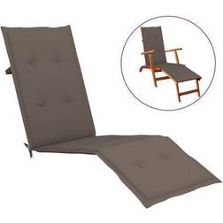 vidaXL Coussin de Chaise de Terrasse (75+105) x 50 x 4 cm