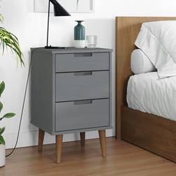 vidaXL MOLDE Sängbord