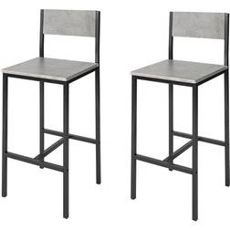 SoBuy Lot 2 Chaises Hautes Tabourets de Tabouret de bar 2pcs