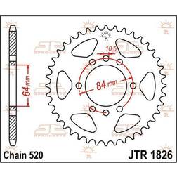 JT Sprockets JTR1826.44 44T Steel Rear Sprocket