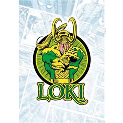 Komar Wandtattoo Loki Comic Classic