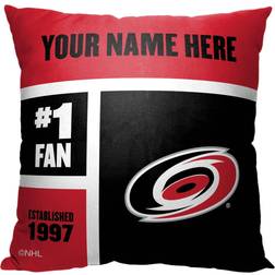 NHL Carolina Hurricanes Colorblock Personalized Square Komplett pyntepyte