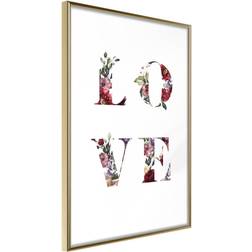 Artgeist Floral Love Poster