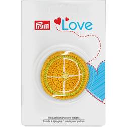 Prym Love Pin Cushion/Pattern Weight-Orange Pincushion