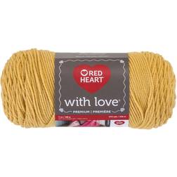 Red Heart With Love Yarn, Cornsilk