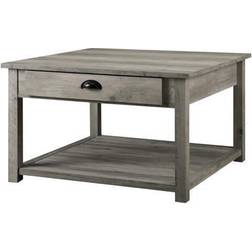 Walker Edison Modern Country Square Coffee Table