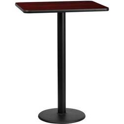 Flash Furniture XU-MAHTB-2430-TR18B-GG Rectangular Bar Dining Table