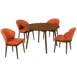 Armen Living Arcadia and Juno Collection Dining Set