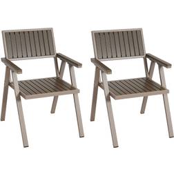 MCW 2er-Set Gartenstuhl MCW-J95, Balkonstuhl
