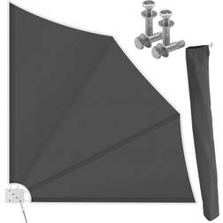 Kesser Balkonfächer klappbar 140x140cm Sichtschutz Balkon Windschutz Seitenmarkise
