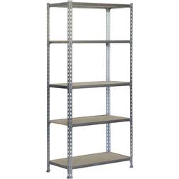 Etagère Plateau Bois Maderclick 5/400 Galva/Bois 1800x900x400 150 Kg Simonrack Étagère