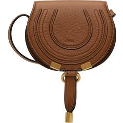 Chloé Marcie Nano Saddle Bag - Tan