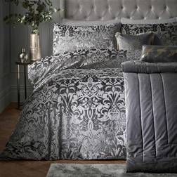 Laurence Llewelyn-Bowen Firenza Damask Duvet Cover Grey