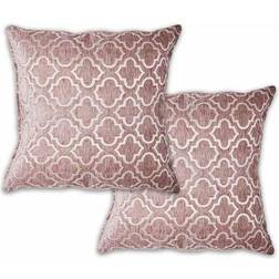 Emma Barclay Dorchester Collection Bohemia Chenille Cushion Cover Pink