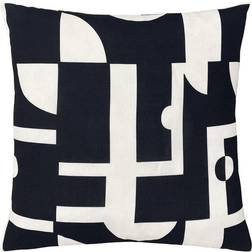 Furn Abstract Printed Cushion Complete Decoration Pillows Black, White (50x50cm)