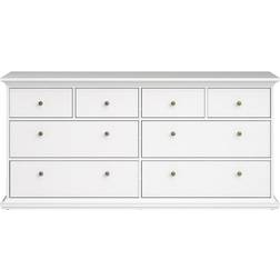 Furniture To Go Paris White Chest of Drawer 183.4x86.9cm