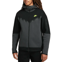 Nike Sportswear Tech Fleece Full-Zip Hoodie Men - Black/Anthracite/Volt