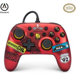 PowerA Der kabelgebundene PowerA-Nano-Controller für Nintendo Switch Mario Kart: Racer Red (Nintendo) Gaming Controller, Rot