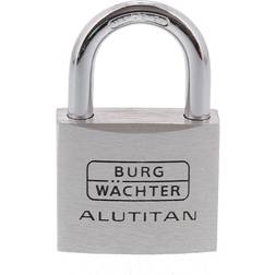 BURG WÄCHTER 36161 Cadenas 40.00 mm Fermeture Universelle Aluminium Avec Serrure Clé C308062