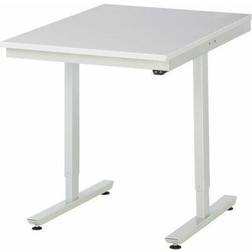 Rau Table de travail adlatus 150 réglable en hauteur électriquement Plateau de travail EGB avec revêtement en résine de mélamine (conducteur de volume) 750 mm x 1000 mm