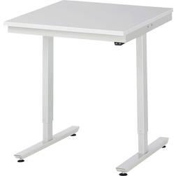 Rau Table de travail adlatus 150 réglable en hauteur électriquement Plateau de travail EGB avec revêtement en résine de mélamine (conducteur de volume)