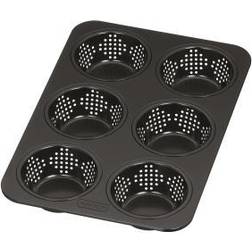 Kaiser 2300651347 Panini, Forato, Nero Stampo per Muffin