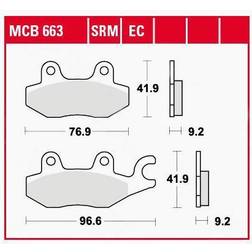 TRW Brake Pad Organic Scooter -125 C