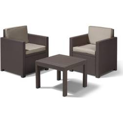 Keter Victoria Outdoor Lounge Set, 1 Table incl. 2 Chairs