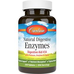 Carlson Natural Digestive Enzymes Digestive Aid No