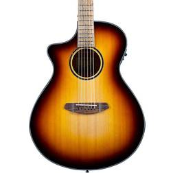 Breedlove Discovery S Concert Cedar CE LH Edgeburst guitare électro-acoustique pour gaucher