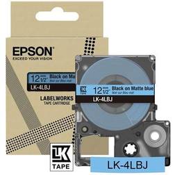 Epson LK-4LBJ Black on Matte Tape Cartridge 12mm