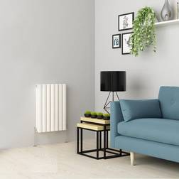 WarmeHaus Radiator Oval Panel Central Heating Space Saving Radiators for Bathrooms, Kitchen, Hallway, Room Horizontal