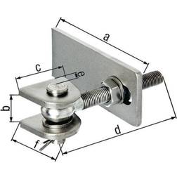 Alberts - Paumelle de portail 120mm