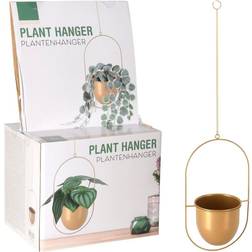 ProGarden Pot Suspendu Pour Plantes 20.5x15x39 cm Doré Gold