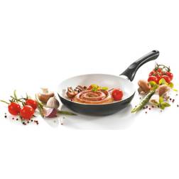 Krüger Riga Aluminiumserie Stekpanna 24 cm Svart Vit