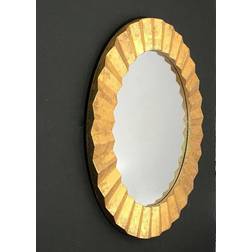 Geko Gold Zig Zag Wall Mirror