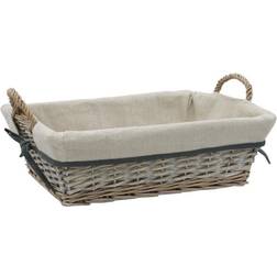 JVL Arianna Rectangular Willow Wash Basket