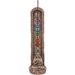 Chakra and Buddha Incense Stick Holder Figurine