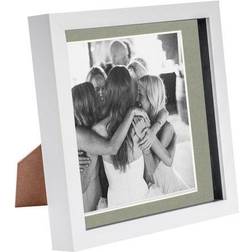 Nicola Spring 8" White 3D Box with Photo Frame