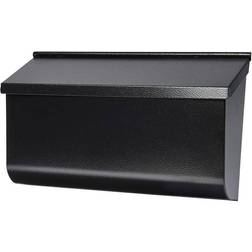 Architectural Mailboxes Gibraltar Woodlands Medium Capacity Galvanized Steel Black