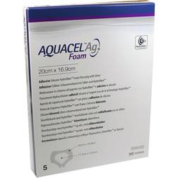 Aquacel Ag Foam Adesivo 20x17 cm 5 Pezzi