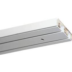 Gardinia GE2 Curtain Rail with Panel Mounting 120 cm 2-Track Plastic