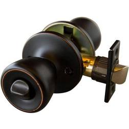 Design House Terrace Oil Rubbed Bronze Privacy Bed/Bath Knob Universal