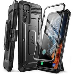 Supcase Coque Noir pour Samsung Galaxy A54 5G Antichoc avec Béquille Support et Clip Ceinture