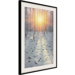 Artgeist Poster - Frosty Sunset Tavla