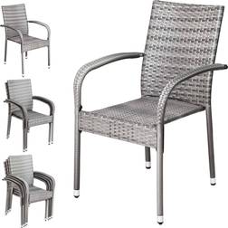 Deuba Polyrattan stabelstol