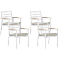 Beliani Set of 4 Garden Garden Dining Chair