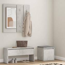 vidaXL Concrete grey Hallway Sideboard