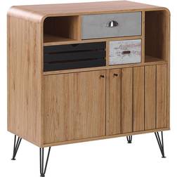 Beliani Sideboard Retro Vintage Chest of Drawer 80x80cm